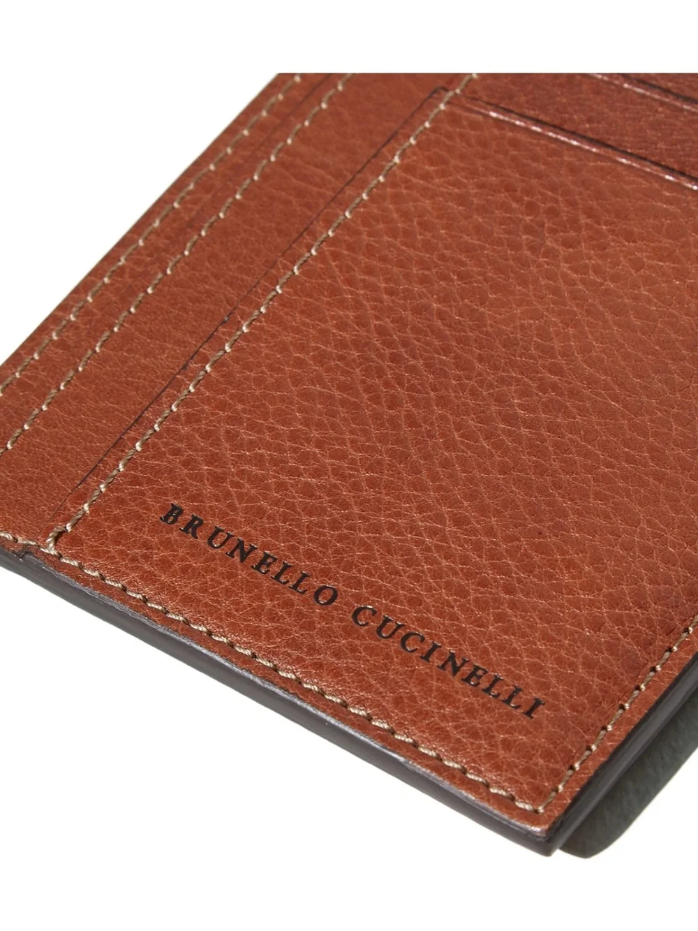 Brunello Cucinelli Logo Stamp Cardholder, New, In Pouch, Giftable, $650MSRP